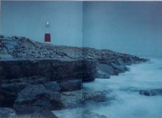 Portland Bill lighthouse double page spread
